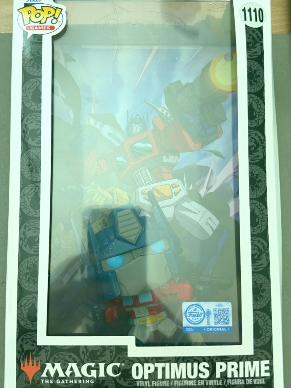 Funko Pop Optimus Prime #1110 Magic the Gathering Comic Cover Funko Shop SE